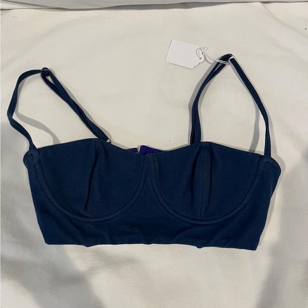 Elegant Blue Women's Bralette
